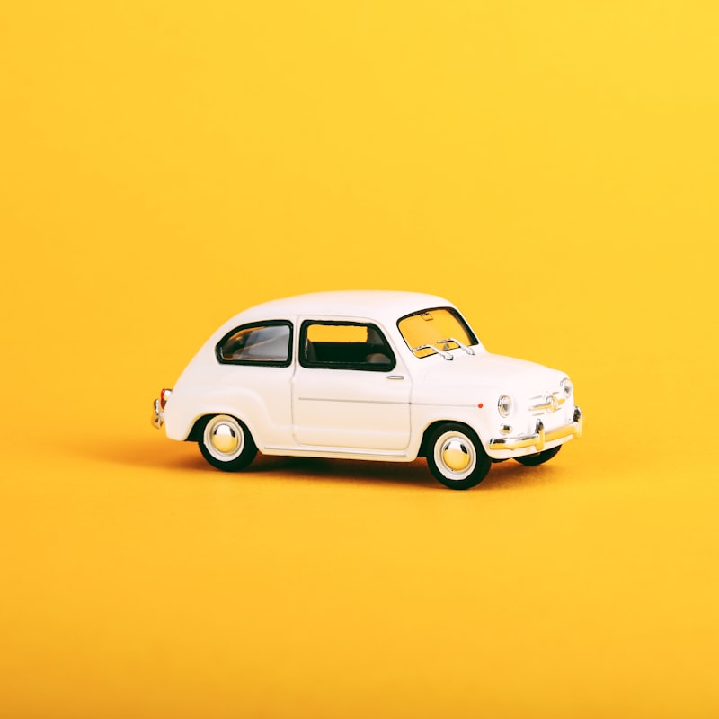 Detailed miniature diecast scale model sports cars